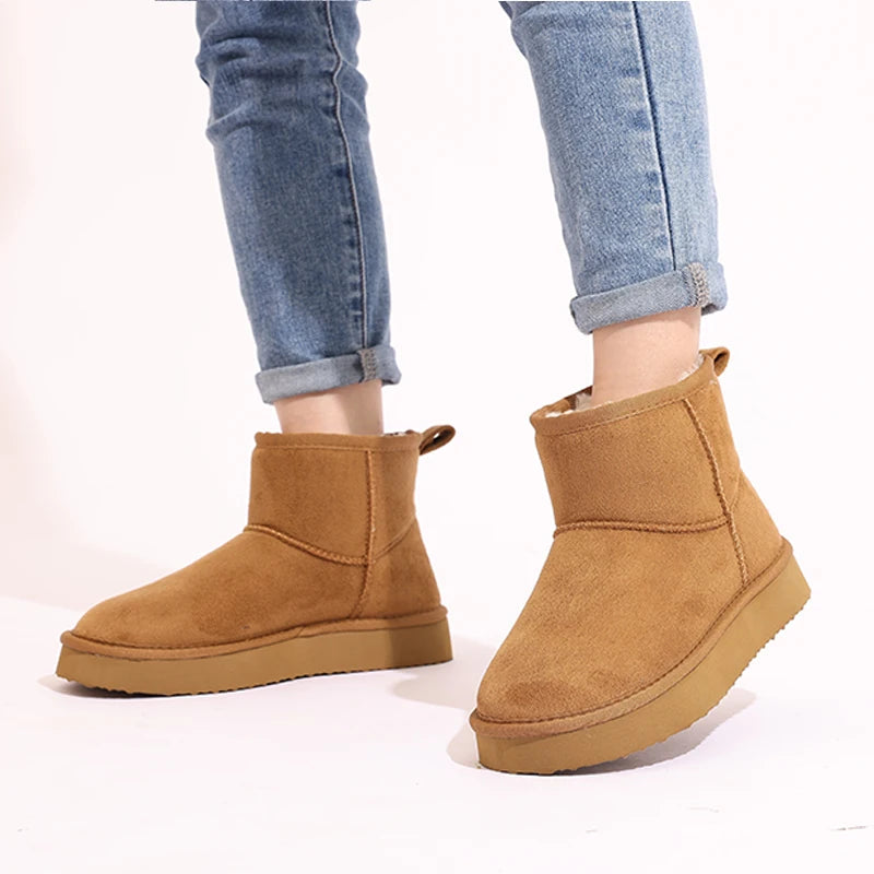 Warme Damen Boots / Schuhe - Gefüttert für kalte Tage