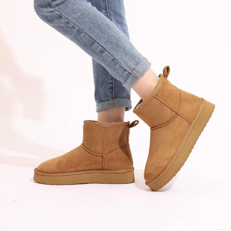 Warme Damen Boots / Schuhe - Gefüttert für kalte Tage