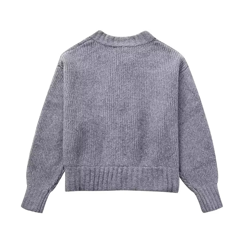 Sweater Cardigan for Women Jacket Tricots Coat Knit Outerwears Autumn Winter 2024 Woman Fashion Knitwears Cardigan